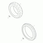 Tiger 1050 Tyres, valves & balance weights
