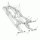 Tiger 1050 Rear sub-frame & fittings