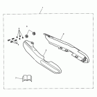 Thunderbird Storm Swingarm cover kit, chrome