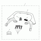 Tiger 1050 Grab rail kit