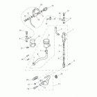 Speedmaster Rear brake master cylinder, reservoir & pedal 5329...