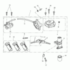Tiger 1050 Ignition switch & lock set - non abs 468640 > & ab...
