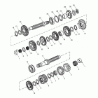 Tiger 1050 Transmission - eng no 536533 >