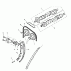 Street Triple Camshaft & camshaft drive eng no 493833 > eng no 5...