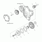 Tiger 1050 Starter drive gears - eng no 506682 >