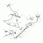 Speedmaster Rear brake master cylinder, reservoir & pedal 4690...