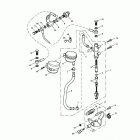 America Rear brake master cylinder, reservoir & pedal > 46...
