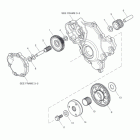 Tiger 1050 Starter drive gears > eng no 506681