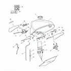 Sprint ST Fuel tank & fittings - 340148> (non abs) 340227> (...