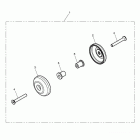 Tiger 800 Swing arm pivot cover kit