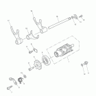 Tiger 1050 Gear selector drum > eng no 340169