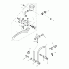 Daytona 675 R Front brake master cylinder & hoses - excluding 67...