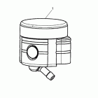 Speed Triple R Front brake reservoir, type 2