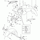 V STAR 1300 XVS13ABCR/XVS13ABR Крыло