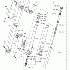WR250F WR250FB Передняя вилка
