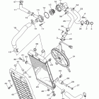 STRYKER XVS13CBCB/XVS13CBB Радиатор и Патрубки