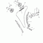 WR250F WR250FB Цепь механизма газораспределения