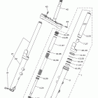 STRYKER XVS13CBCB/XVS13CBB Передняя вилка