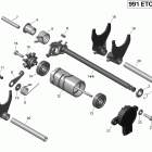 Spyder RT SE5 05- shifting system