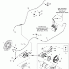 Spyder RT SE5 06- hydraulic brake, rear