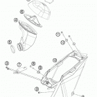65 SX CHASSIS Air box filter