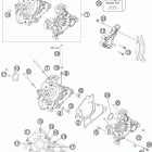 50 SX ENGINE Картер двигателя