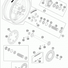 990 SMT CHASSIS Заднее колесо