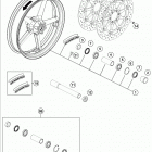 990 SMT CHASSIS Переднее колесо