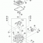 350 XCFW ENGINE Головка цилиндра