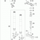 190 RC8R CHASSIS Передняя вилка