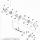 990 ADV BAJA ENGINE Трансмиссия 2-контрпривод