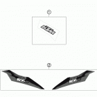 250 XCFW Наклейки