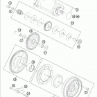 190 RC8R ENGINE Электрический стартер