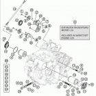 690 DUKE BLACK ENGINE Масляная система