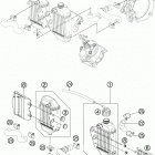 50 MINI ENGINE Система охлаждения