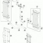 250 XC ENGINE Система охлаждения