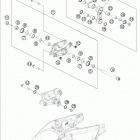 190 RC8R CHASSIS Соединение рычагов