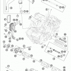 190 RC8R ENGINE Масляная система