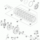 500 EXC ENGINE Сцепление