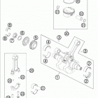990 SMT ENGINE Коленвал и поршень