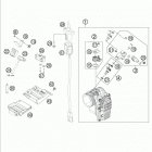 690 DUKE BLACK ENGINE Корпус Дросселя