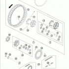 690 ENDURO CHASSIS Заднее колесо