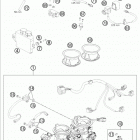 990 ADV BAJA ENGINE Корпус Дросселя