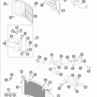 990 ADV BAJA ENGINE Система охлаждения