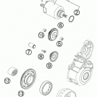 250 XCFW ENGINE Электрический стартер
