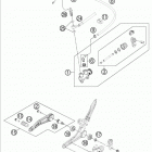 190 RC8R CHASSIS Тормозной цилиндр задний