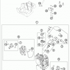 690 ENDURO ENGINE Корпус Дросселя