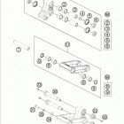 690 ENDURO CHASSIS Соединение рычагов
