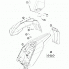 65 SX CHASSIS Maske, kotflgel