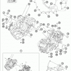 190 RC8R ENGINE Картер двигателя
